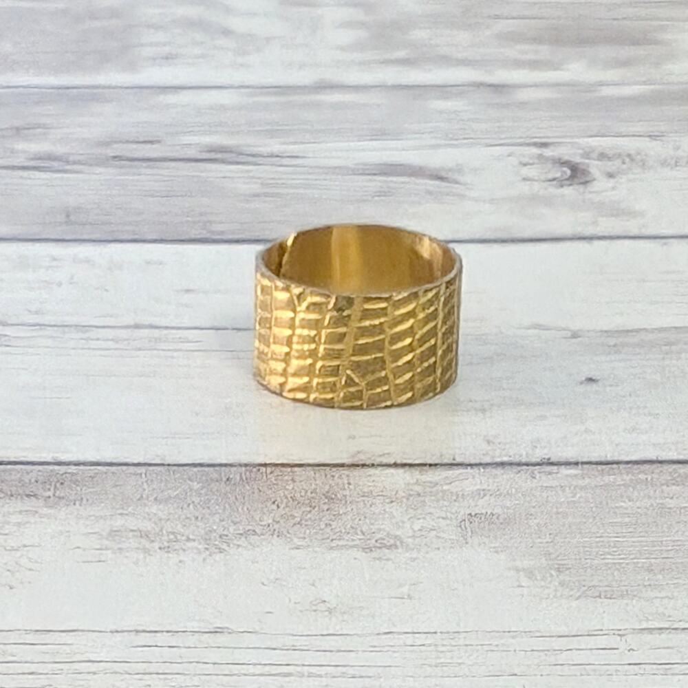 Gold Tone Ring Women's Size 7